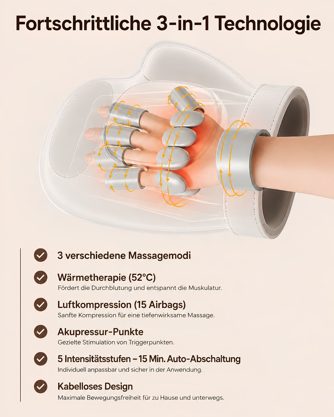 3-in-1 Handmassagegerät