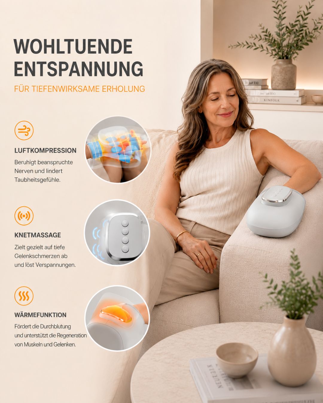 3-in-1 Handmassagegerät