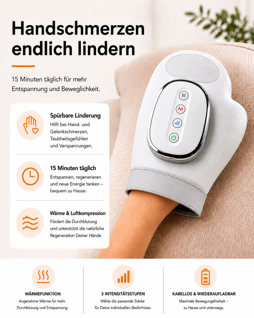 3-in-1 Handmassagegerät