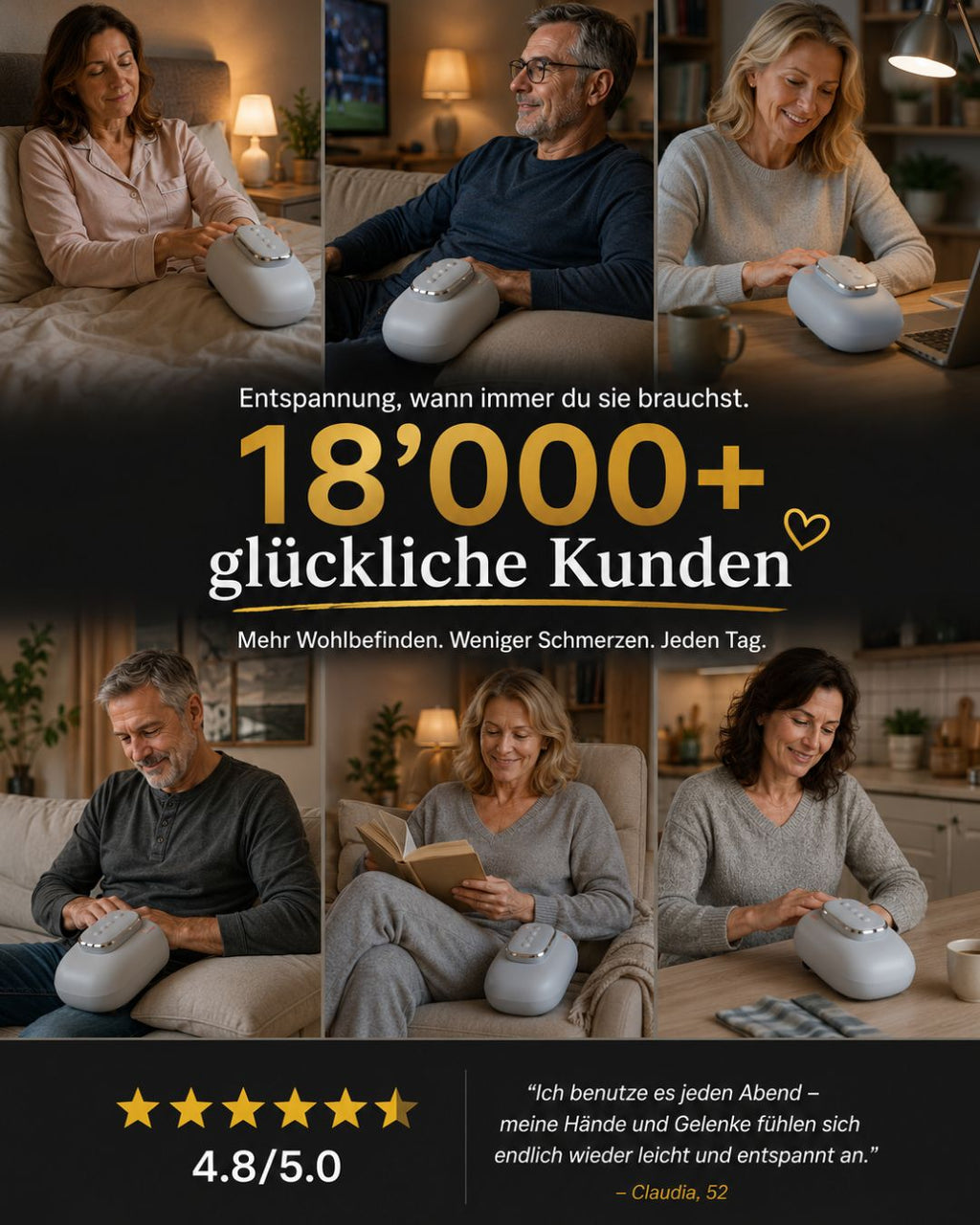 3-in-1 Handmassagegerät